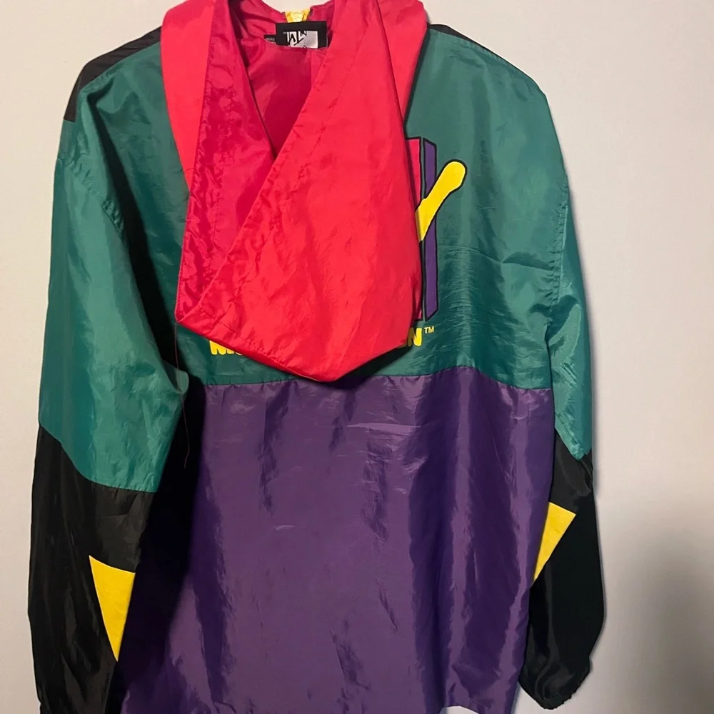 Colorblock Music Television Windbreaker - Picture 2 of 2